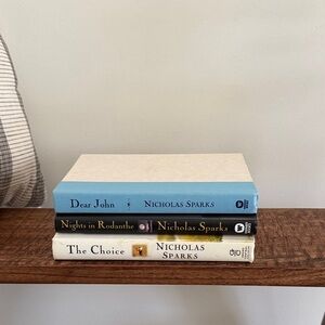 Nicholas Sparks Book Set - Blue, Black, White